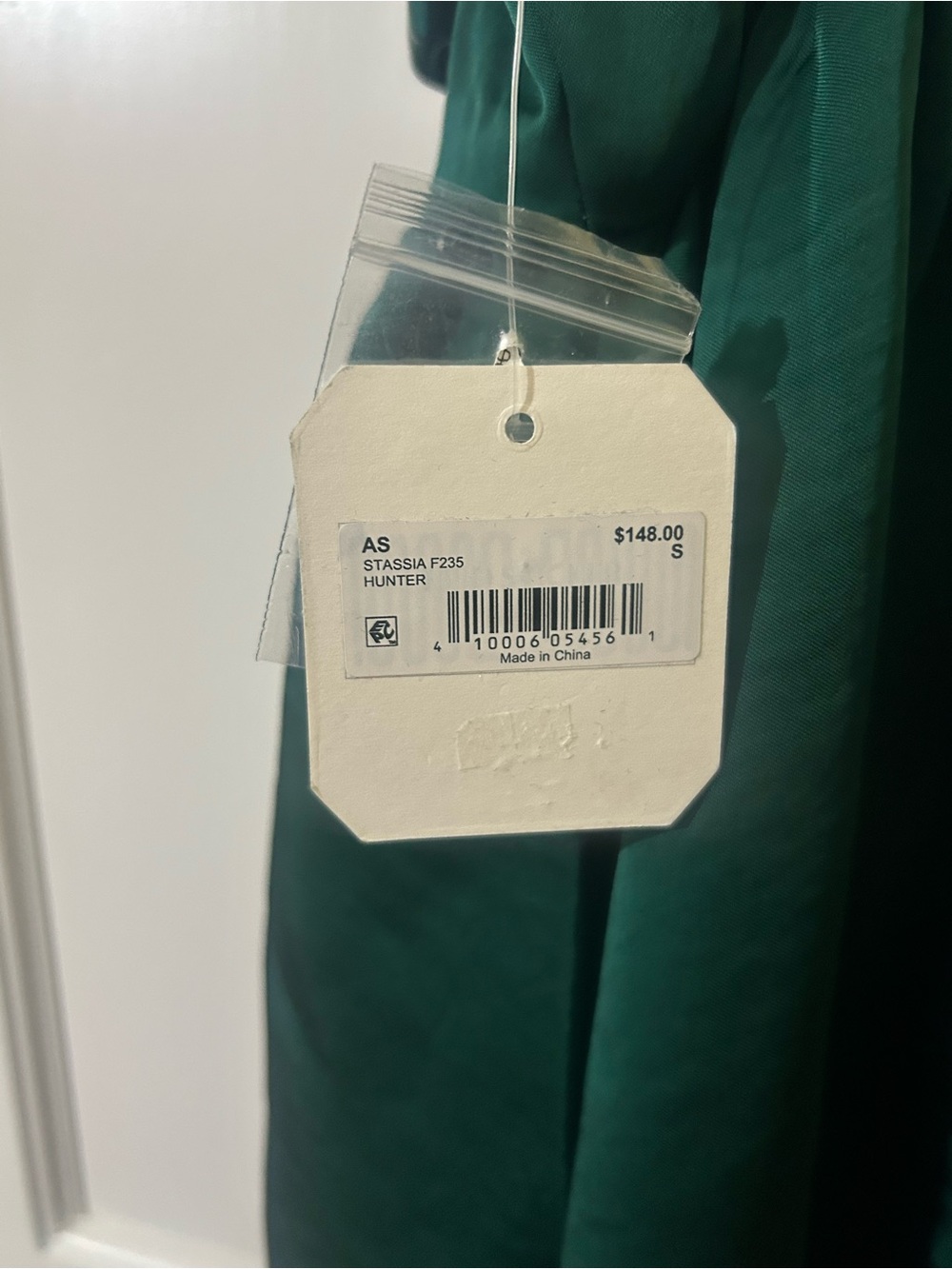 Altar'd State Emerald Green Bow-Front Party Dress with Chain Straps - Picture 4 of 4
